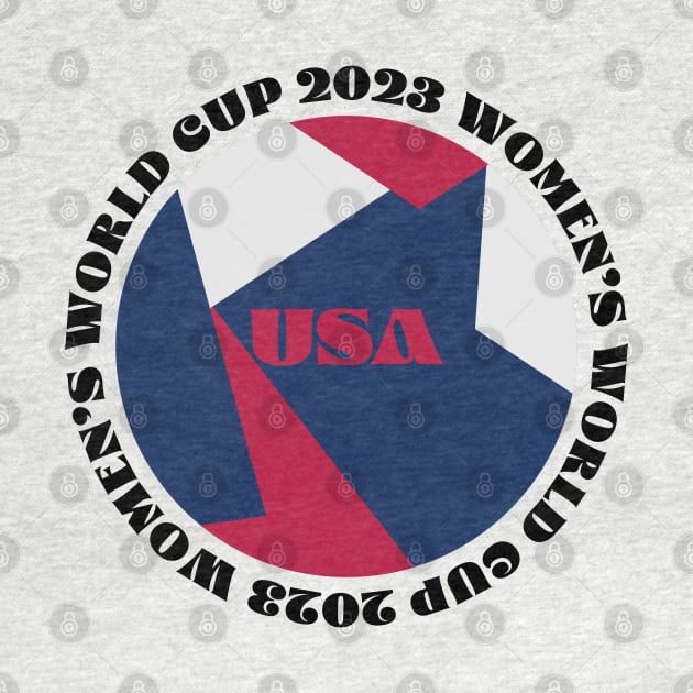 USA Soccer Women's World Cup 2023 United States by Designedby-E